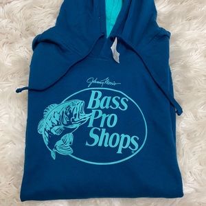 Bass Pro Shops Long-Sleeve Ladies Blue Hoodie